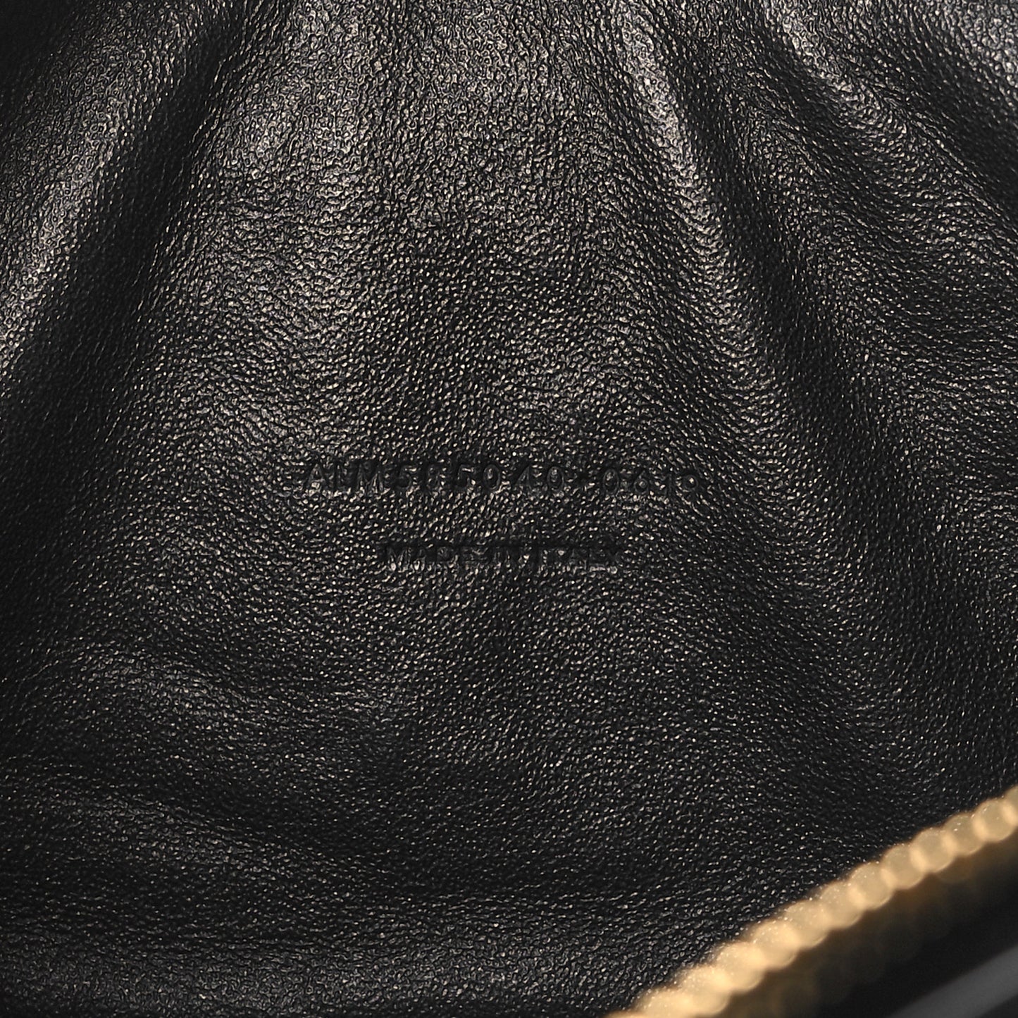 Grain De Poudre Matelasse Monogram Mini Lou Camera Bag Black