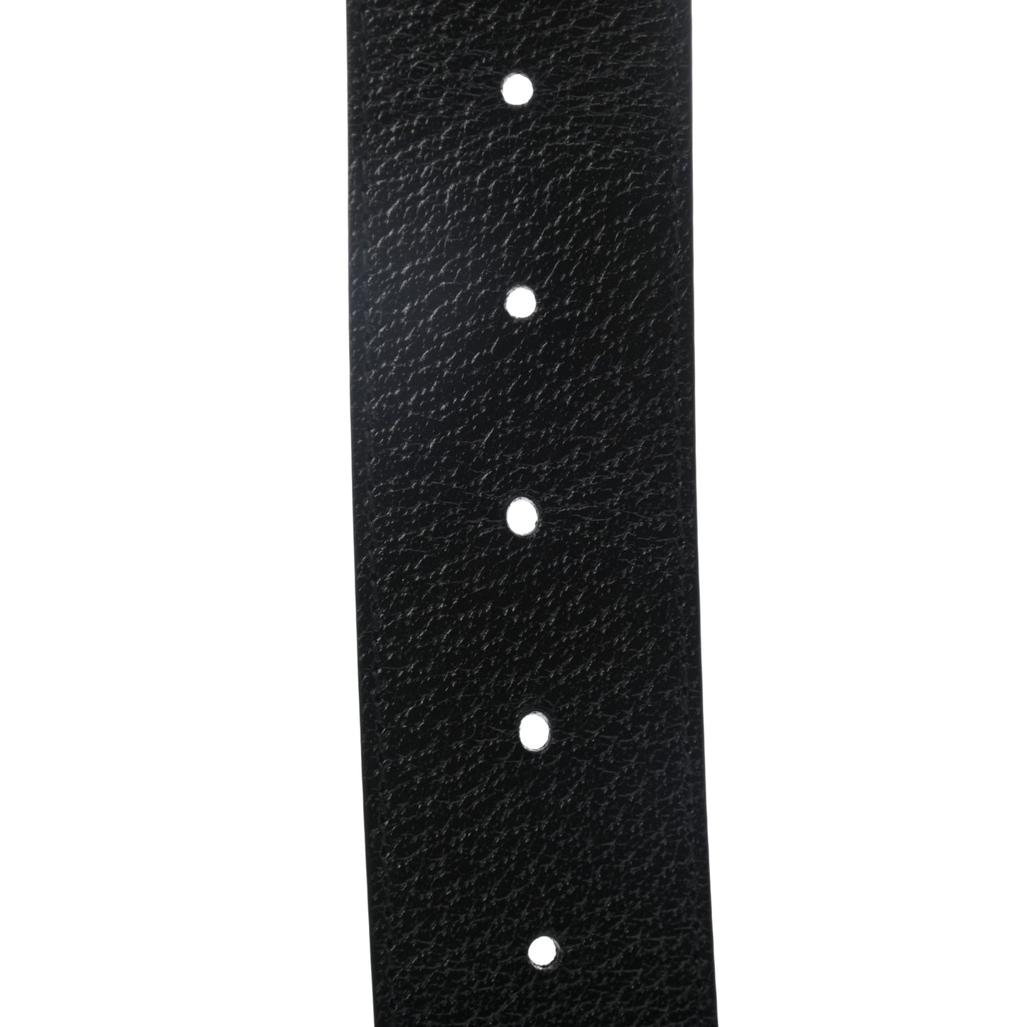 Textured Dollar Calfskin Nickel Double G 40mm Belt 95 38 Black
