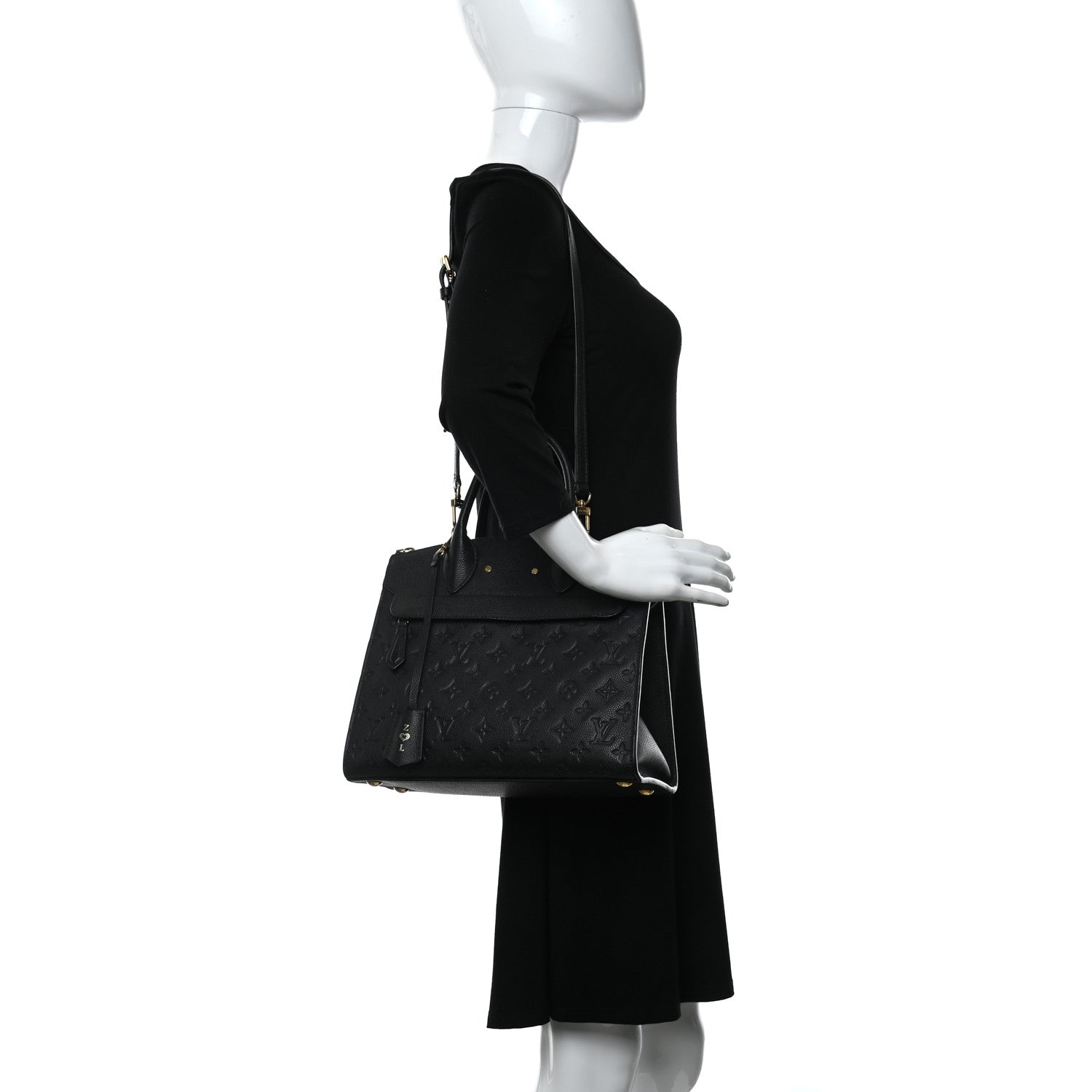 Louis Vuitton Empreinte Pont Neuf MM Black 2 of 13