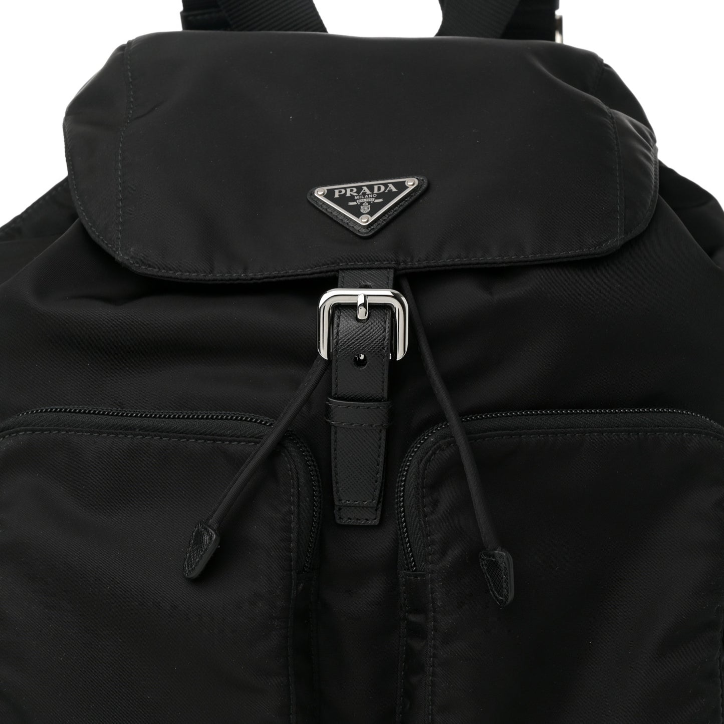 Nylon Vela Large Backpack Black