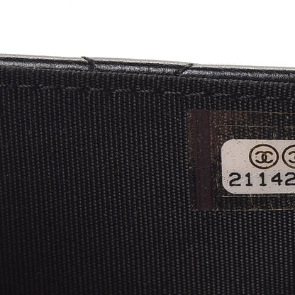 Chanel Calfskin Quilted Boy Wallet On Chain WOC Black 8 of 9