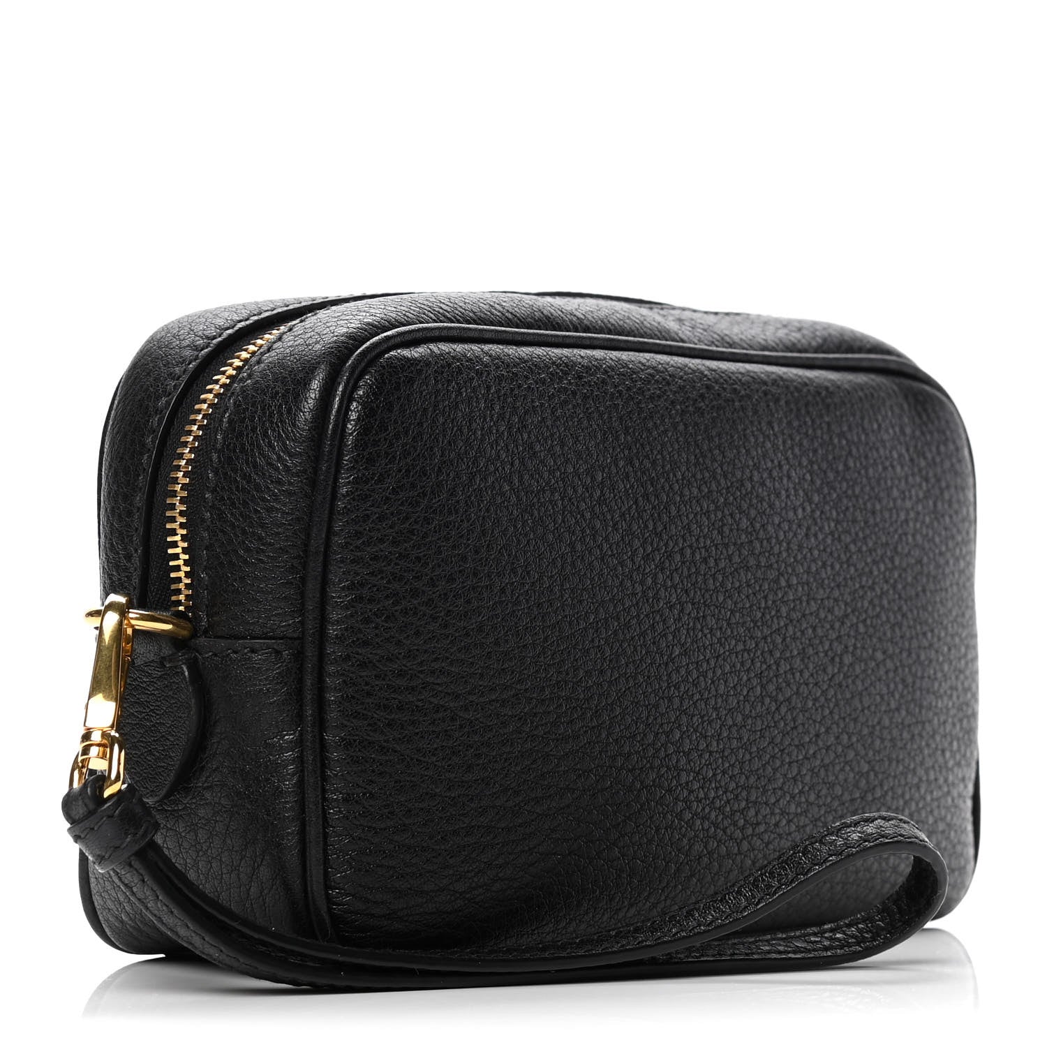 Prada Vitello Daino Wristlet Black 2 of 4