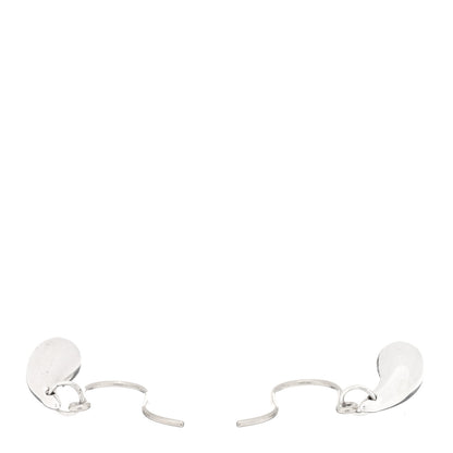 Tiffany Sterling Silver Elsa Peretti Teardrop Earrings 3 of 4