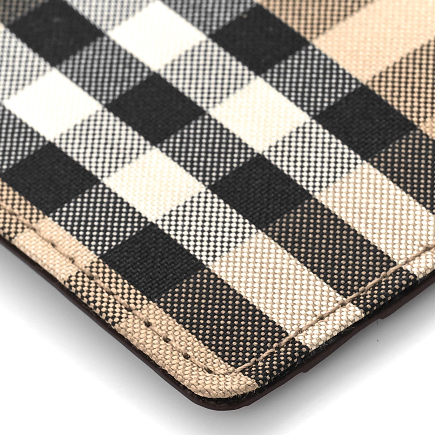 Burberry Vintage Check Calfskin Somerset Coin Case Card Holder Archive Beige 6 of 7