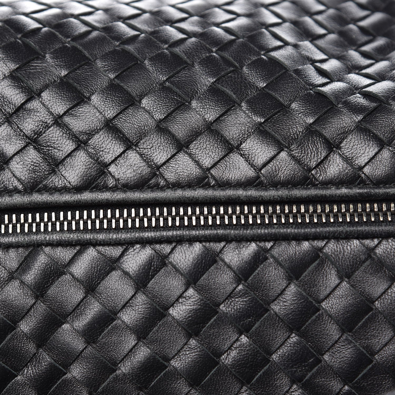 Bottega Veneta Nappa Intrecciato Shoulder Bag Black 16 of 17