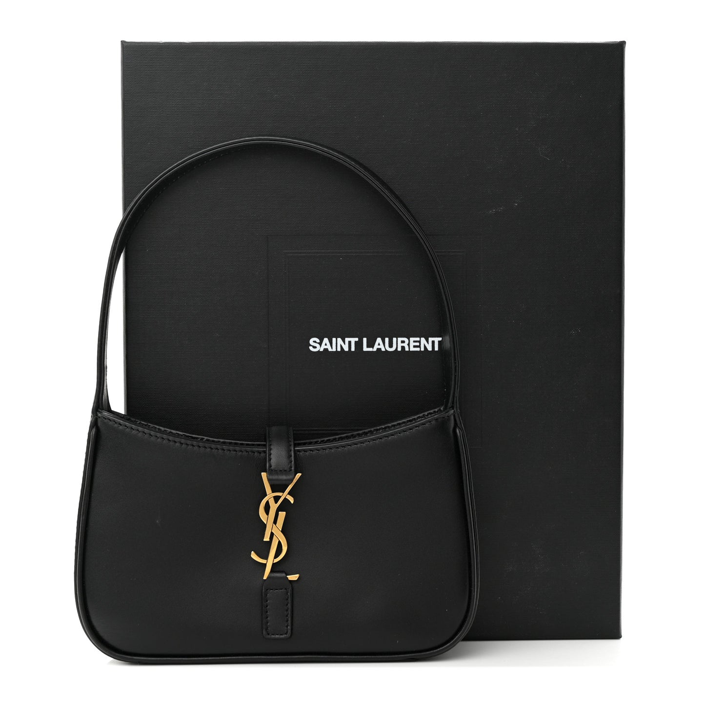 Smooth Calfskin Le 5 A 7 Mini Hobo Black
