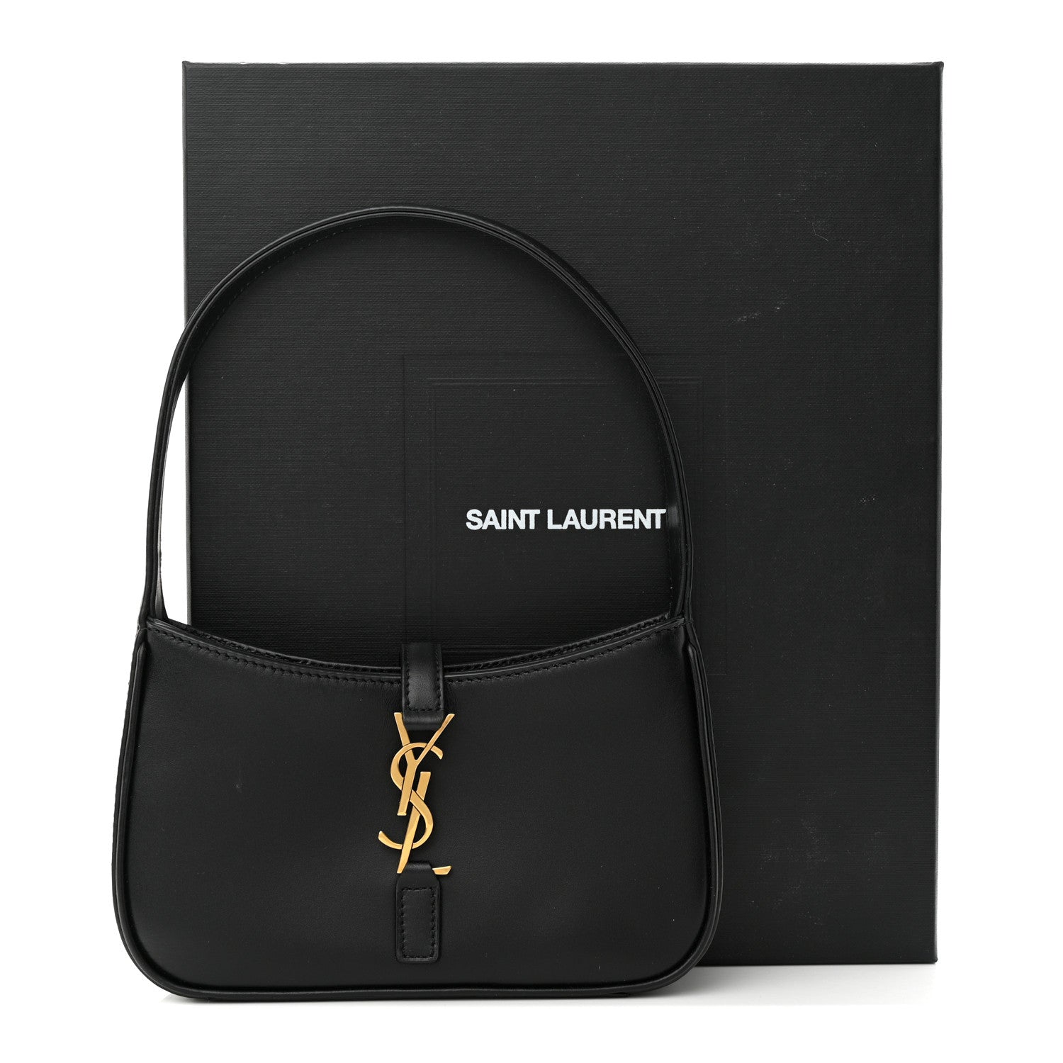 Saint Laurent Smooth Calfskin Le 5 A 7 Mini Hobo Black 11 of 11