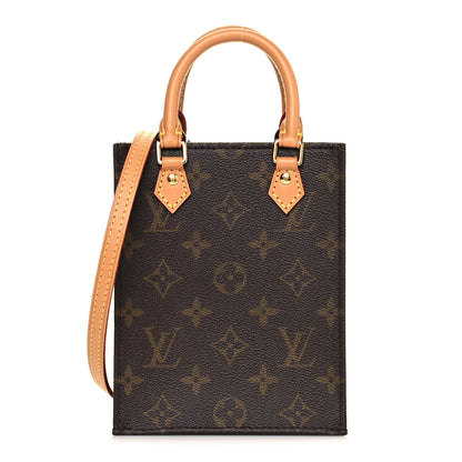 Louis Vuitton Monogram Petit Sac Plat 1 of 10
