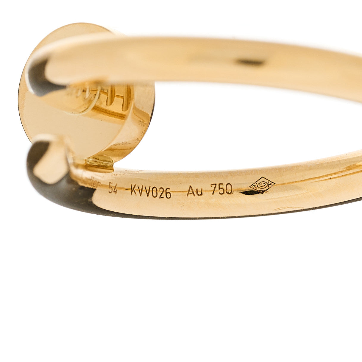 18K Yellow Gold Juste Un Clou Ring 54 7
