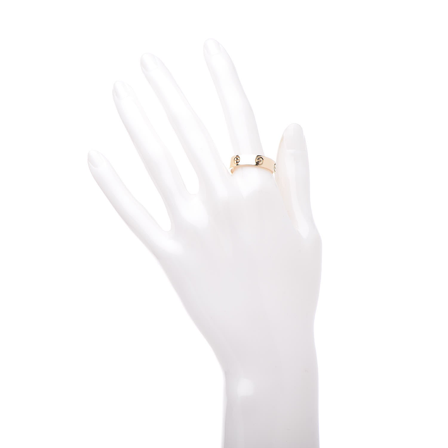 Cartier 18K Yellow Gold 5.5mm LOVE Ring 61 9.5 2 of 5