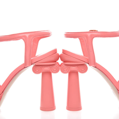 Chanel Goatskin Parthenon Platform Sandals 40 Pink 8 of 9