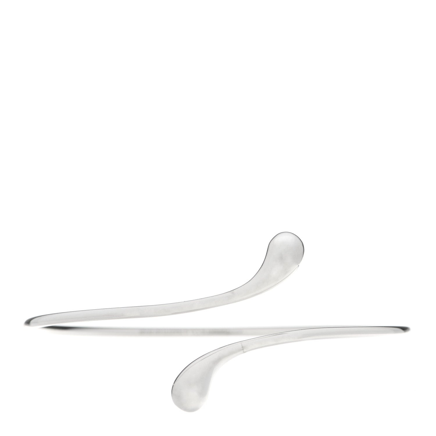 Tiffany Sterling Silver Elsa Peretti Teardrop Bangle Bracelet 1 of 3