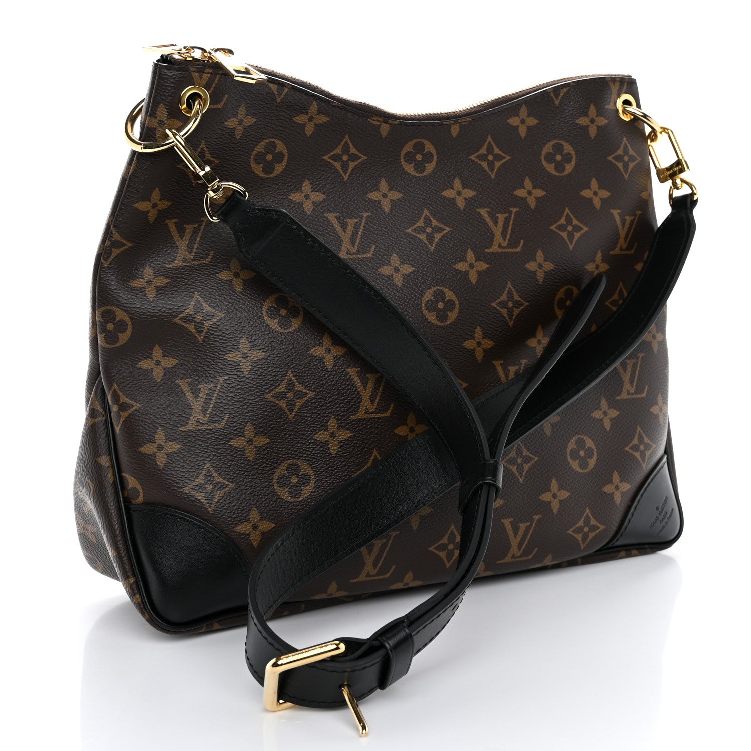 Louis Vuitton Monogram Odeon MM Black 3 of 9