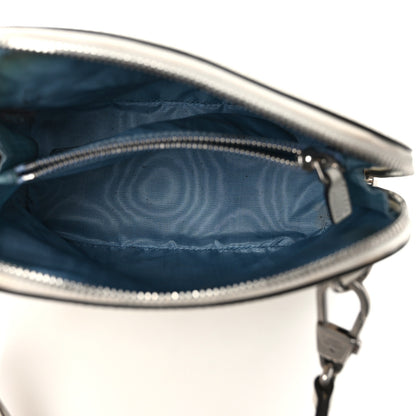 Gucci X SEGA Calfskin GUCCY Stars Mini Dome Shoulder Bag Mystic White Gold 5 of 9