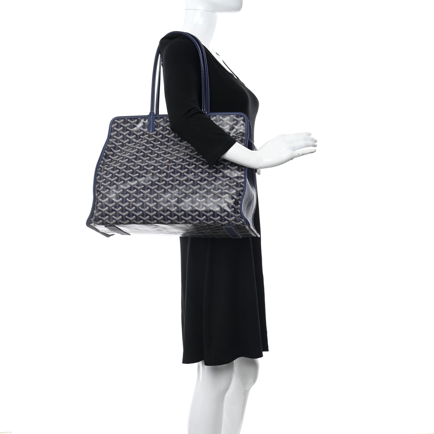 Goyardine Sac Hardy Pet Carrier PM Navy