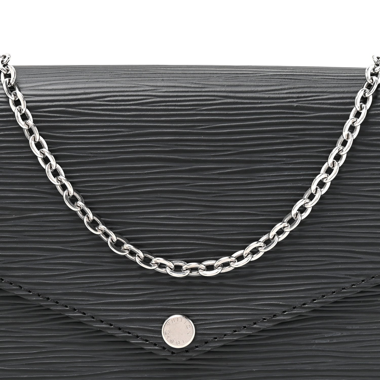 Louis Vuitton Epi Pochette Felicie Black 8 of 10