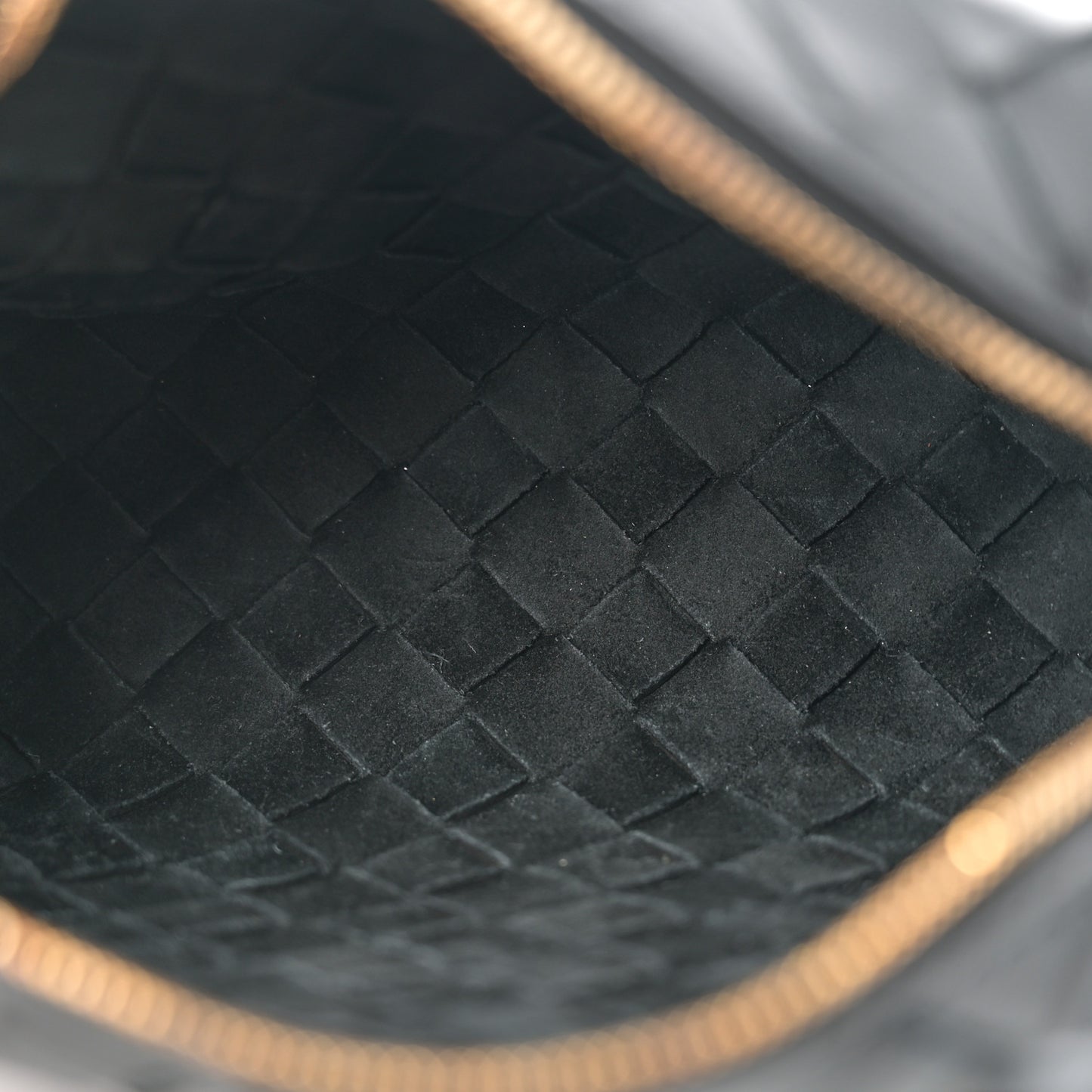 Nappa Intrecciato Mini Loop Camera Bag Black