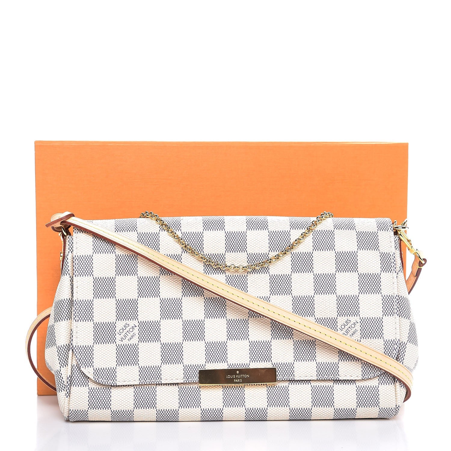 Louis Vuitton Damier Azur Favorite MM 9 of 9