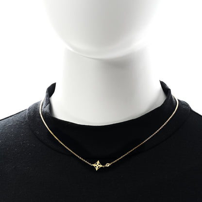 Louis Vuitton 18K Yellow Gold Diamond Idylle Blossom Pendant Necklace 2 of 6
