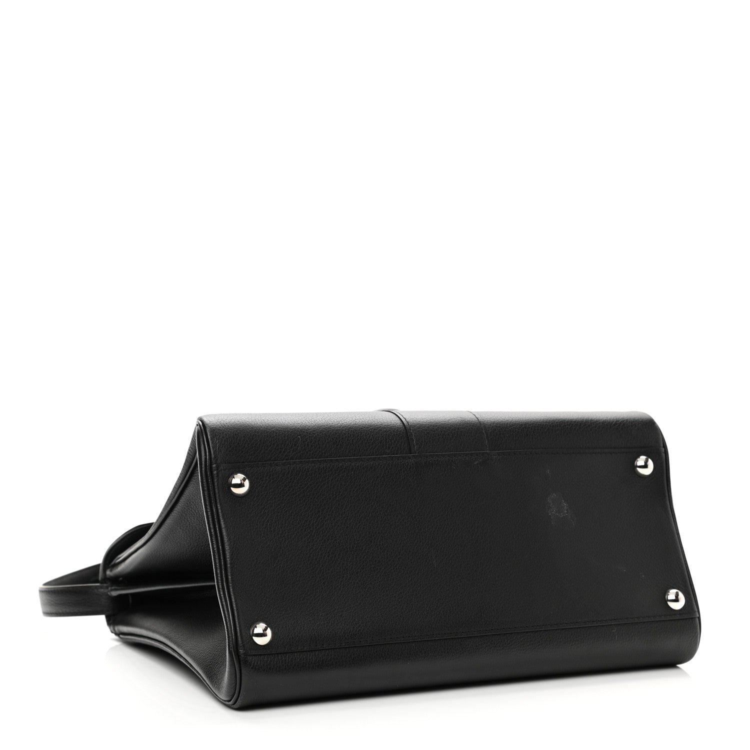 Delvaux Grained Calfskin MM Brillant Satchel Black 4 of 11