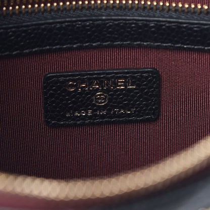 Chanel Caviar Quilted Medium Cosmetic Case Black 6 of 8