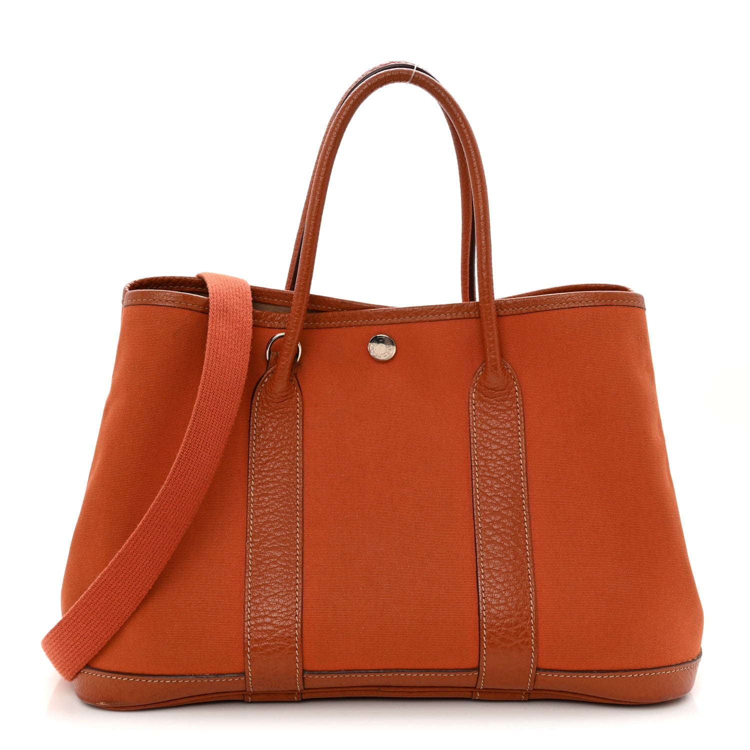 Hermes Toile Buffle Garden Party 30 TPM Potiron 1 of 13