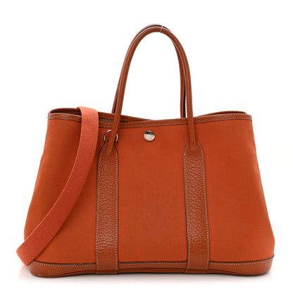 Hermes Toile Buffle Garden Party 30 TPM Potiron 1 of 13