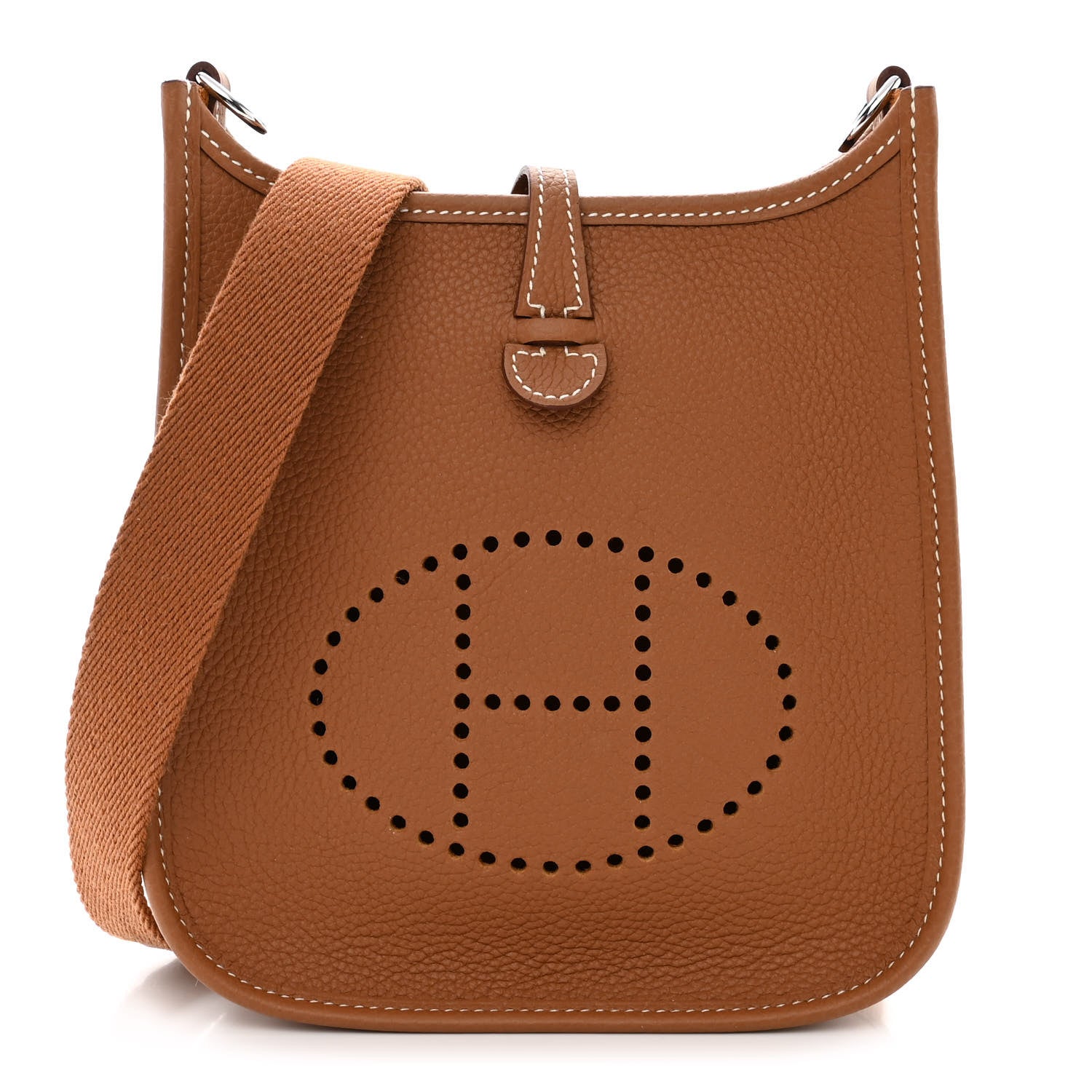 Hermes Taurillon Clemence Evelyne TPM Gold 1 of 11