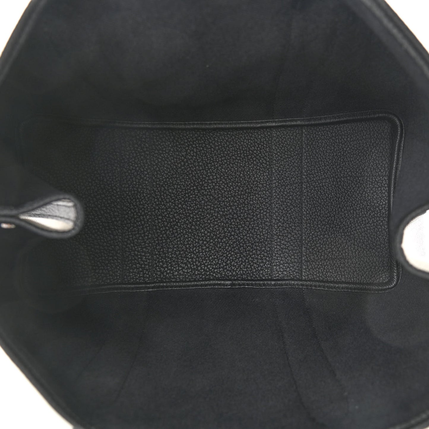 Twill H Negonda Garden Party 36 MM Tote Ecru Black
