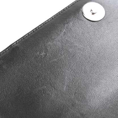 Chanel Snakeskin Baguette Crystal Clutch Black 5 of 9