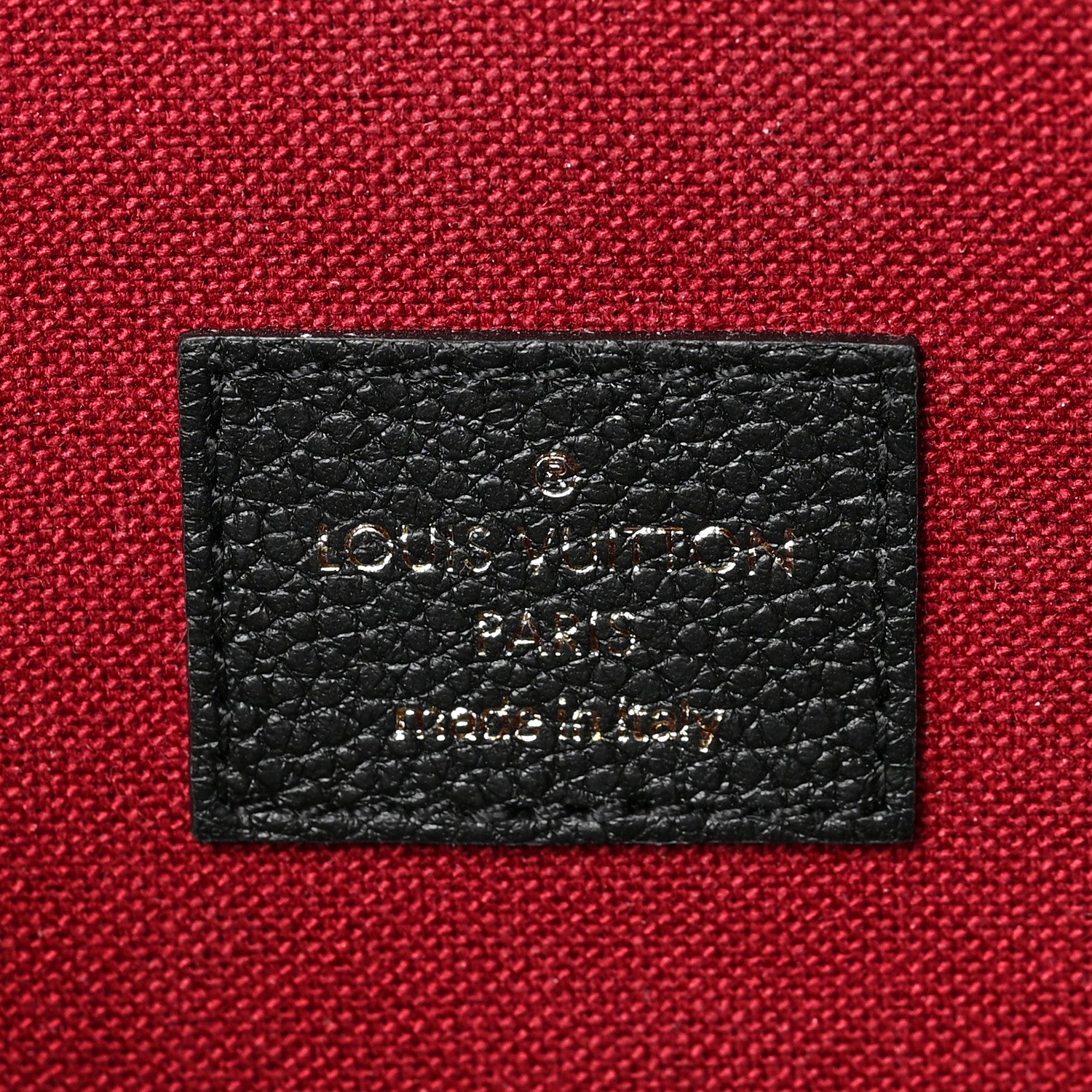 Louis Vuitton Empreinte Monogram Giant Felicie Pochette Black Beige 6 of 9