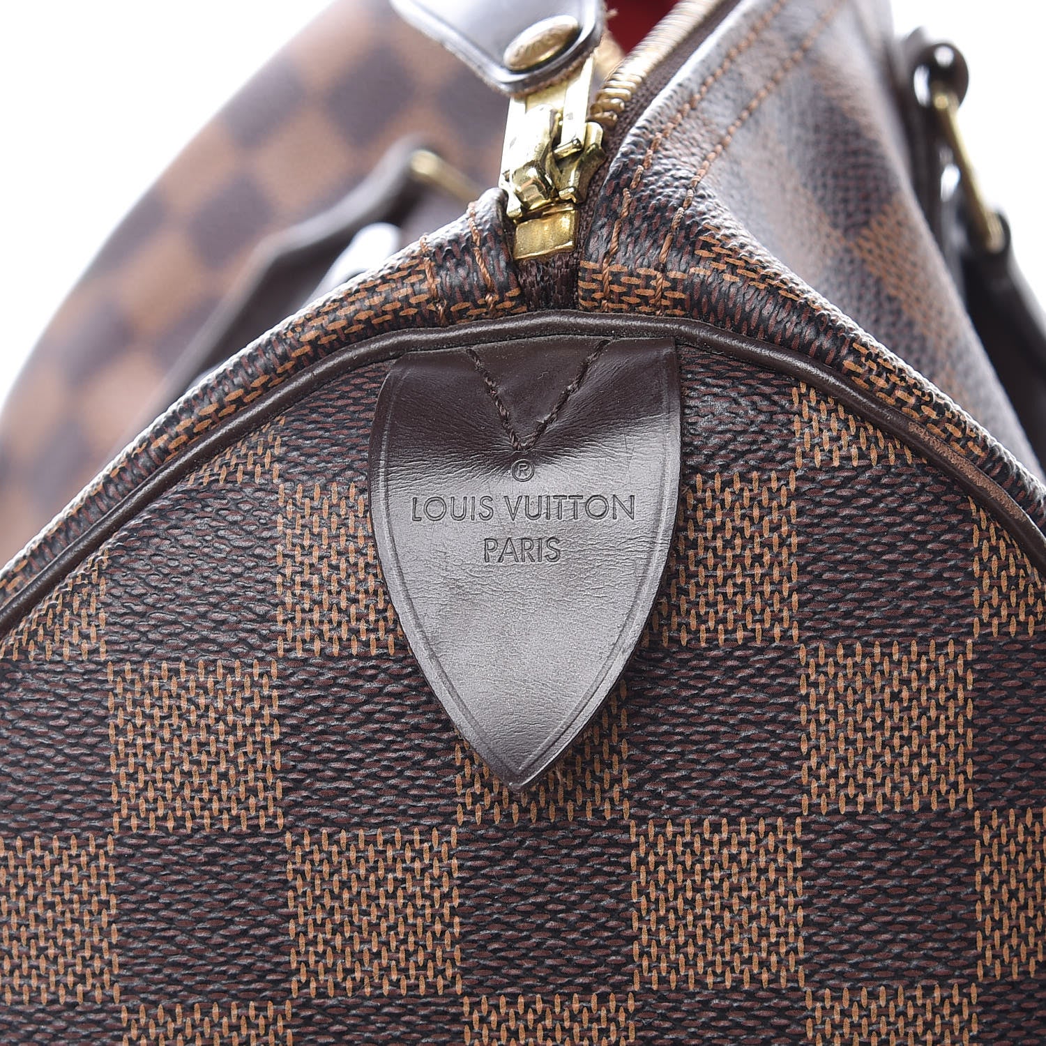 Louis Vuitton Damier Ebene Speedy 35 6 of 16