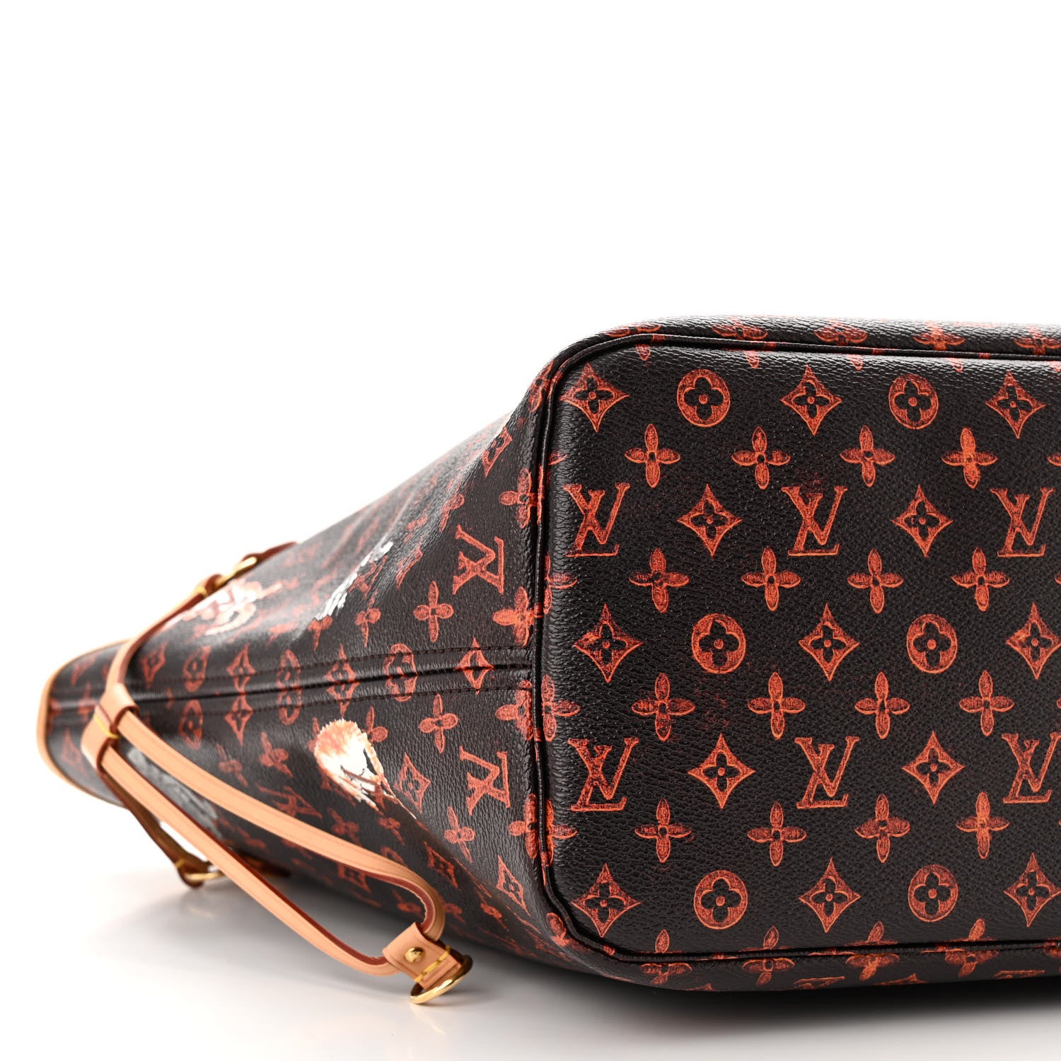 Louis Vuitton Catogram Neverfull MM Marron 9 of 10