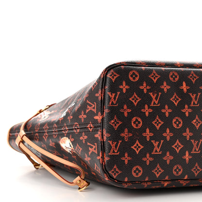 Louis Vuitton Catogram Neverfull MM Marron 9 of 10