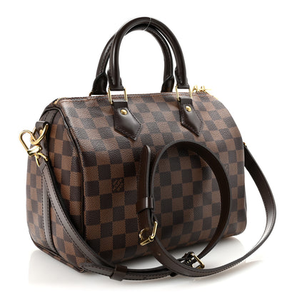 Louis Vuitton Damier Ebene Speedy Bandouliere 25 3 of 9
