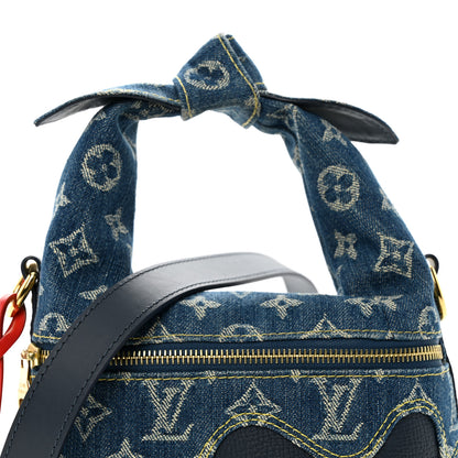 Louis Vuitton X NIGO Taurillon Monogram Denim Japanese Cruiser Blue 7 of 10