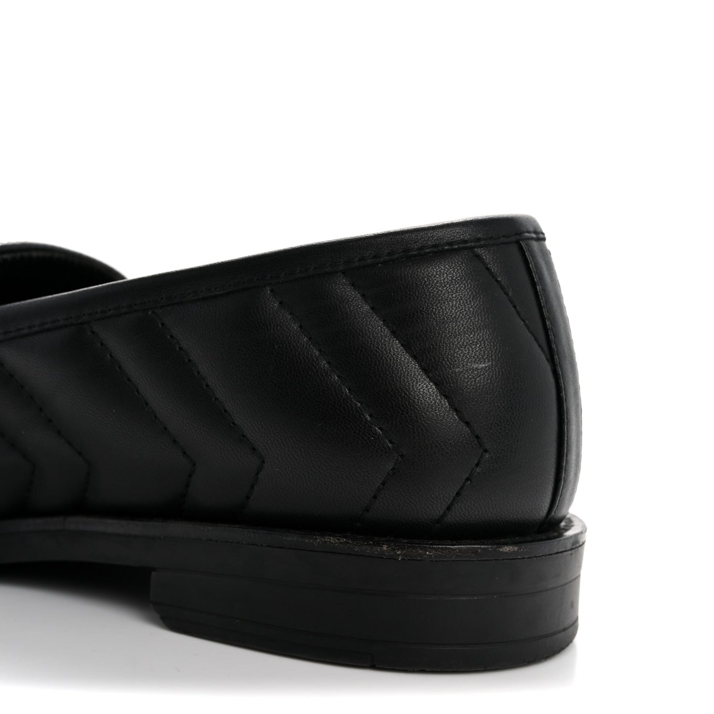 Nappa Matelasse Double G Marmont Loafers 37 Black
