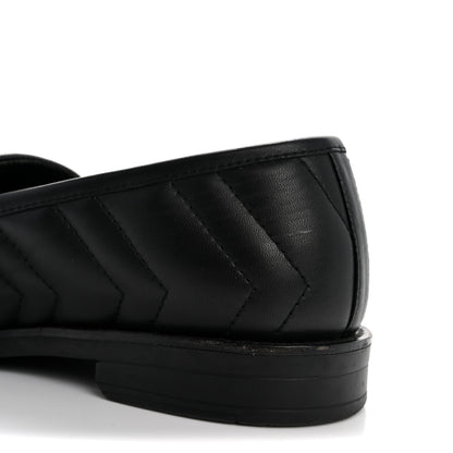 Gucci Nappa Matelasse Double G Marmont Loafers 37 Black 12 of 19