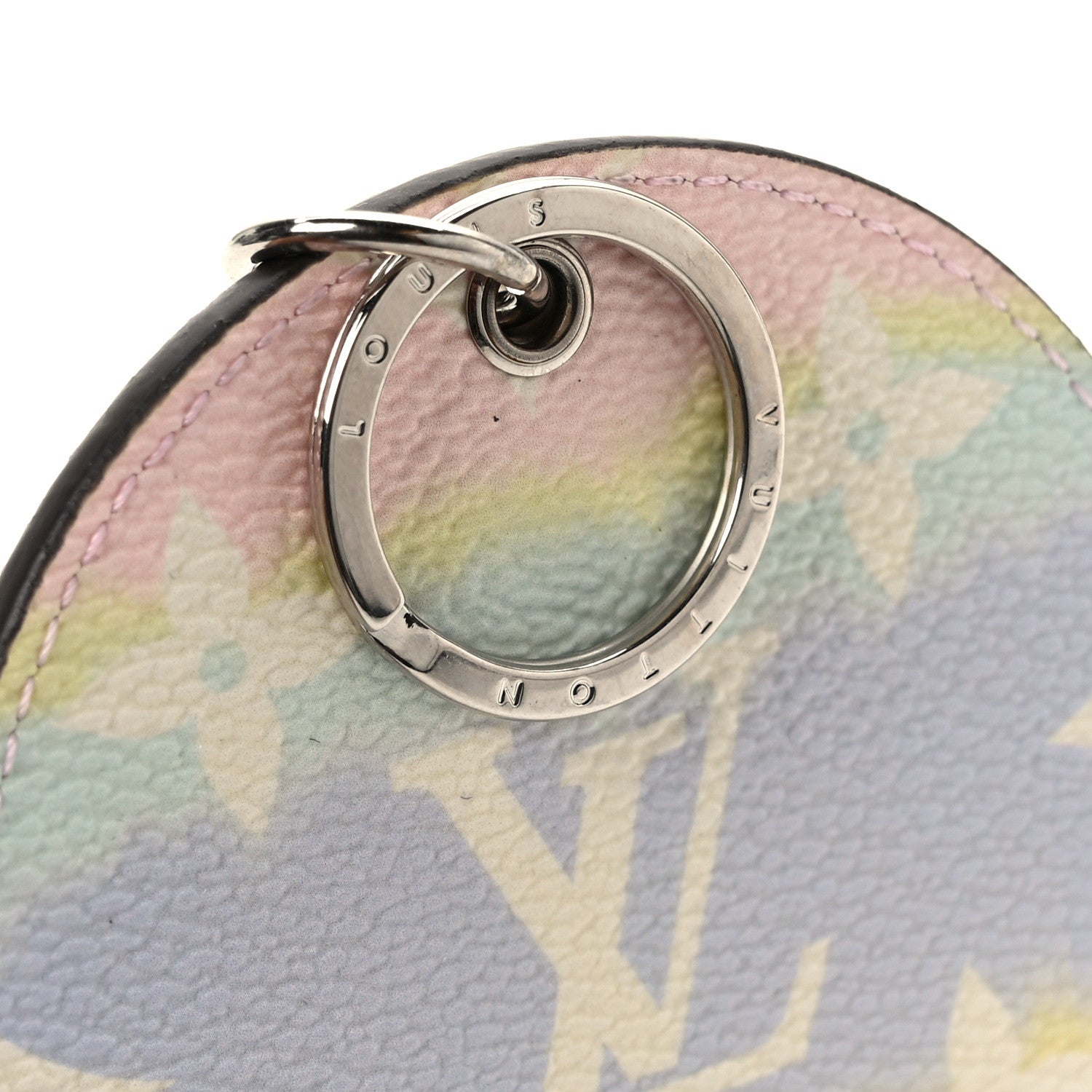 Louis Vuitton Monogram Escale Bag Charm Key Holder Pastel 4 of 4