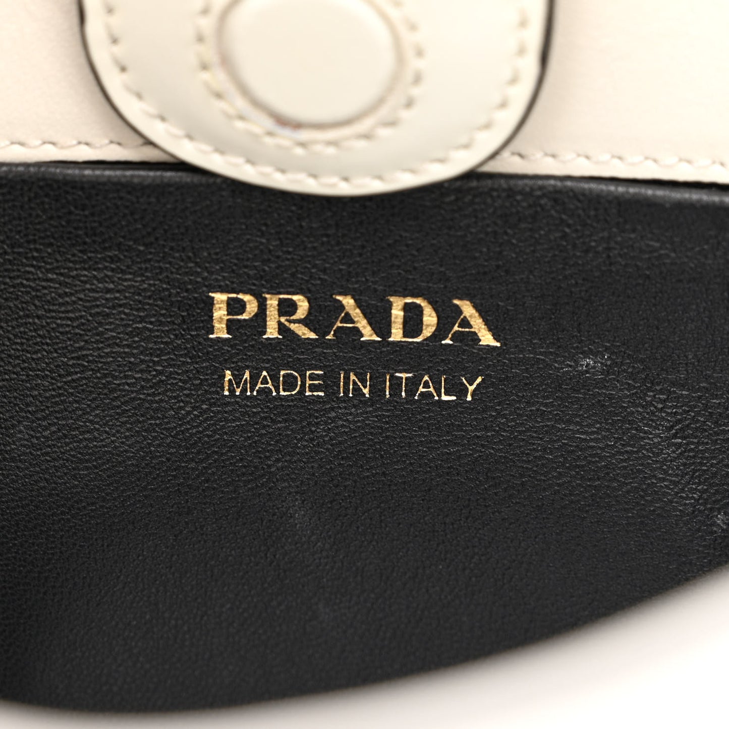 Box Calfskin Shoulder Bag White Black