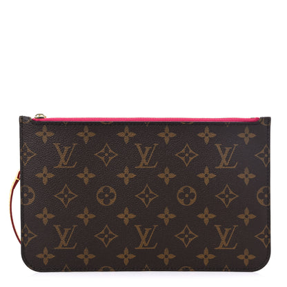 Louis Vuitton Monogram Neverfull MM GM Pochette Pivoine 1 of 7