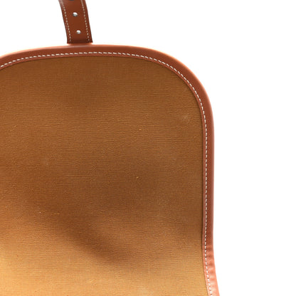 Celine Triomphe Canvas Medium Folco Bag Tan 9 of 9