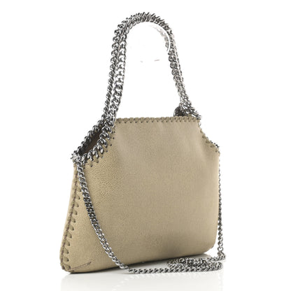 Stella McCartney Shaggy Deer Mini Falabella Bag Light Khaki 3 of 10