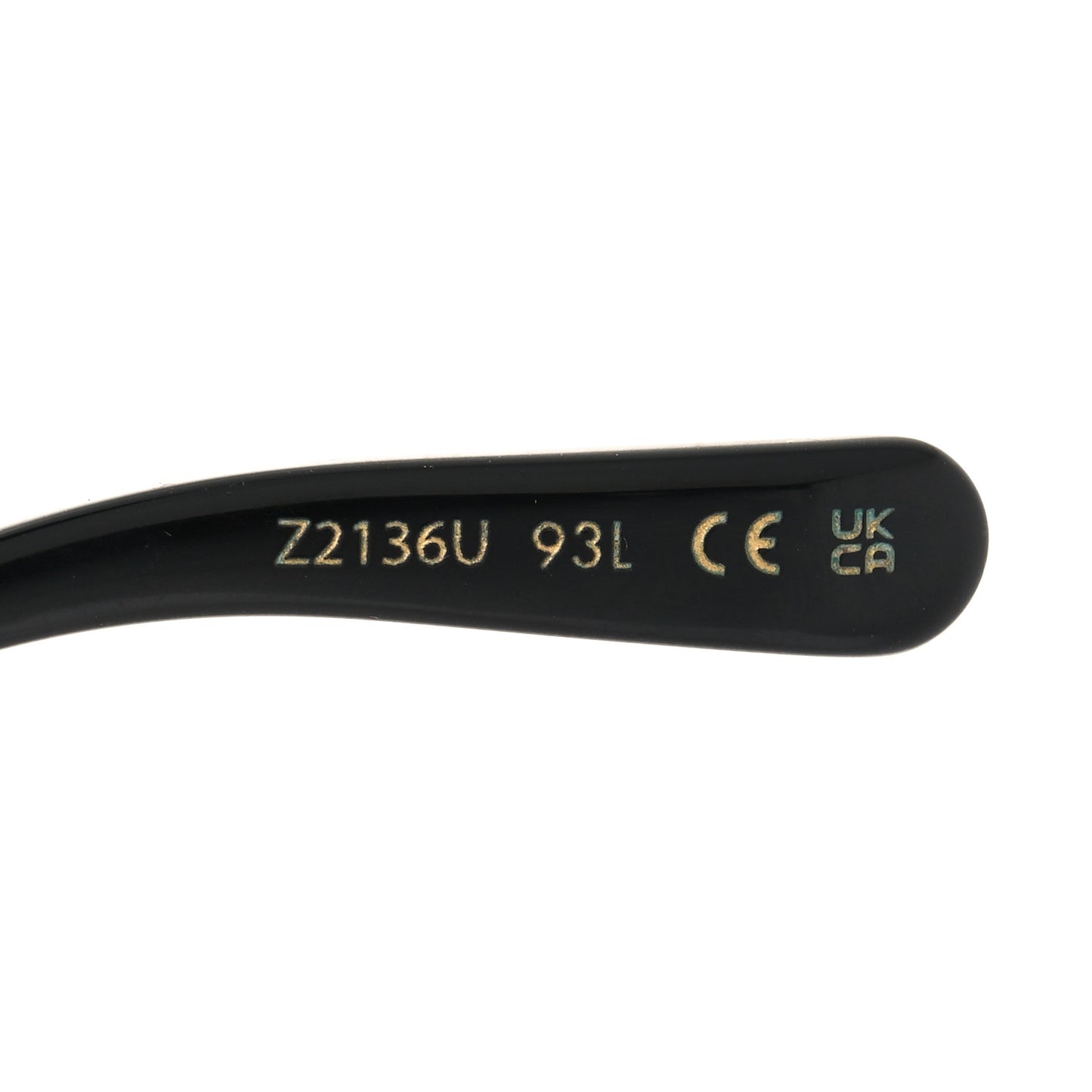 Acetate My Monogram Fame Rectangle Sunglasses Z2136U Black