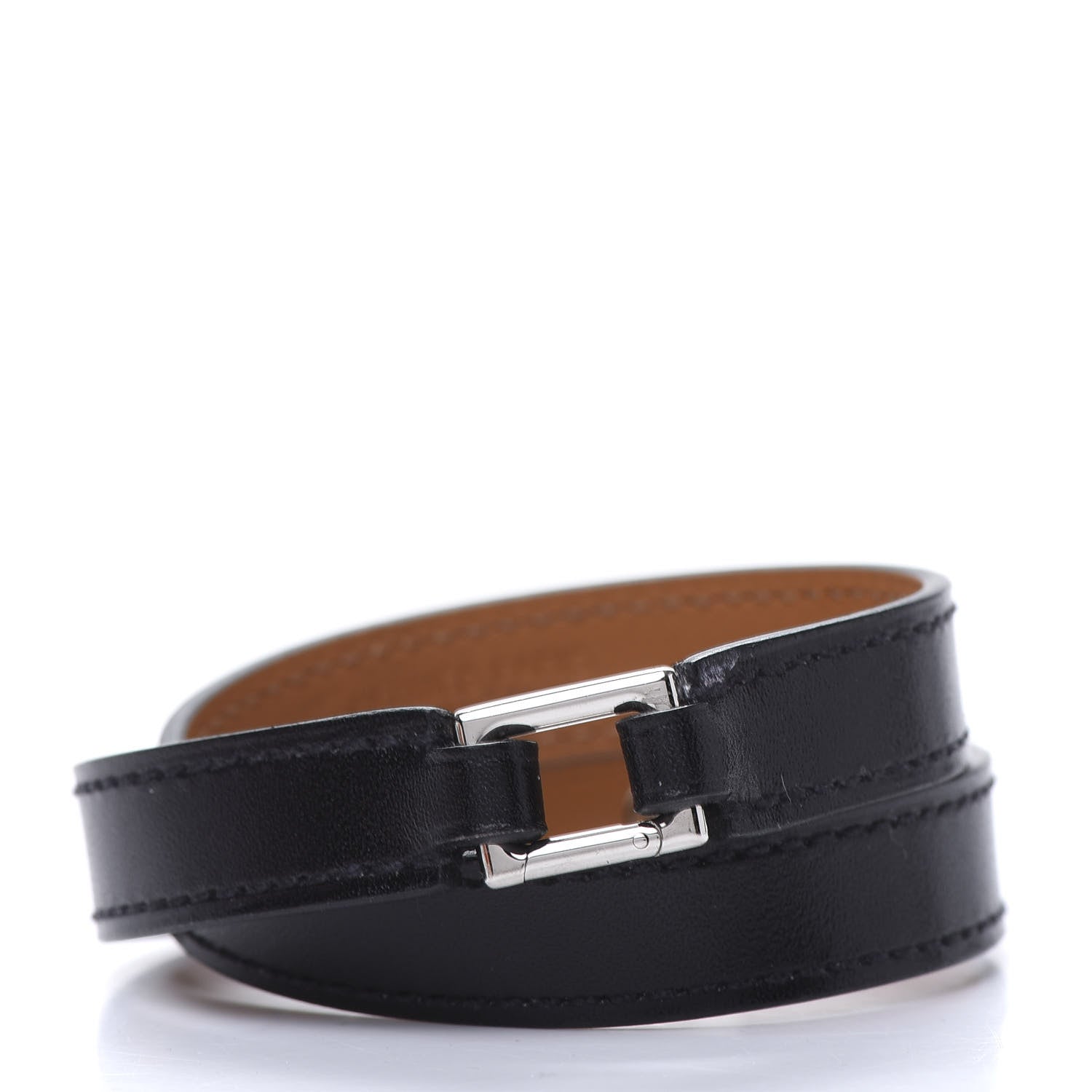 Hermes Box Rivale Double Tour Bracelet S Black 3 of 7