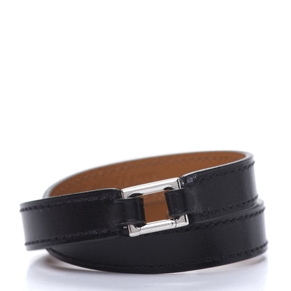 Hermes Box Rivale Double Tour Bracelet S Black 3 of 7