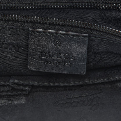 Gucci Imprime Monogram Medium Double Buckle Flap Messenger Bag Black 6 of 10