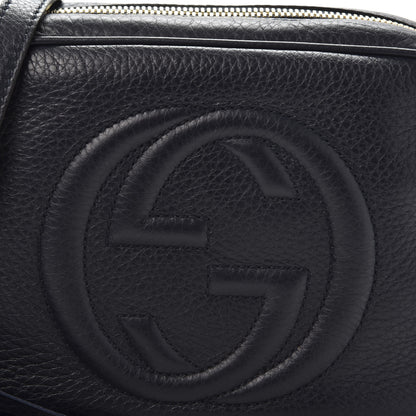 Gucci Pebbled Calfskin Small Soho Disco Bag Blue 12 of 12