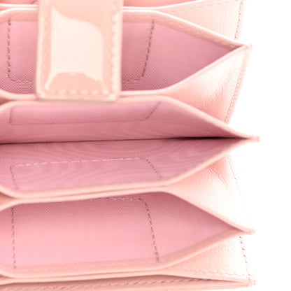 Christian Dior Patent Cannage Lady Dior 5-Gusset Card Holder Pink 5 of 10
