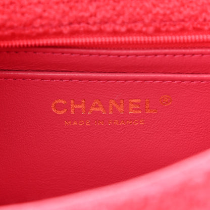 Chanel Tweed Quilted 2.55 Reissue Mini Flap Pink 6 of 10